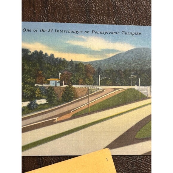 Vintage Pennsylvania Turnpike Postcards (4) - Picture 2 of 5